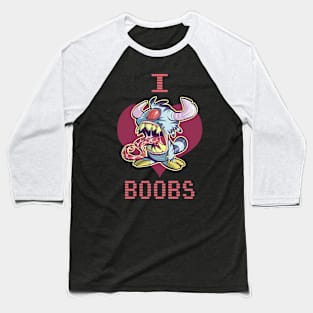 I love boobs Baseball T-Shirt